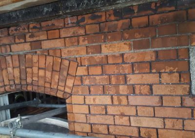 Examples of Brick repairs to Grade 1 Protected Structures